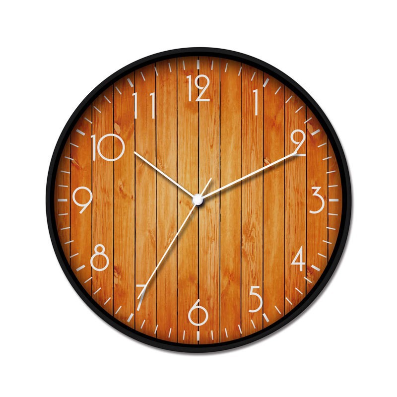 Wanduhr mit Holzoptik Karnz