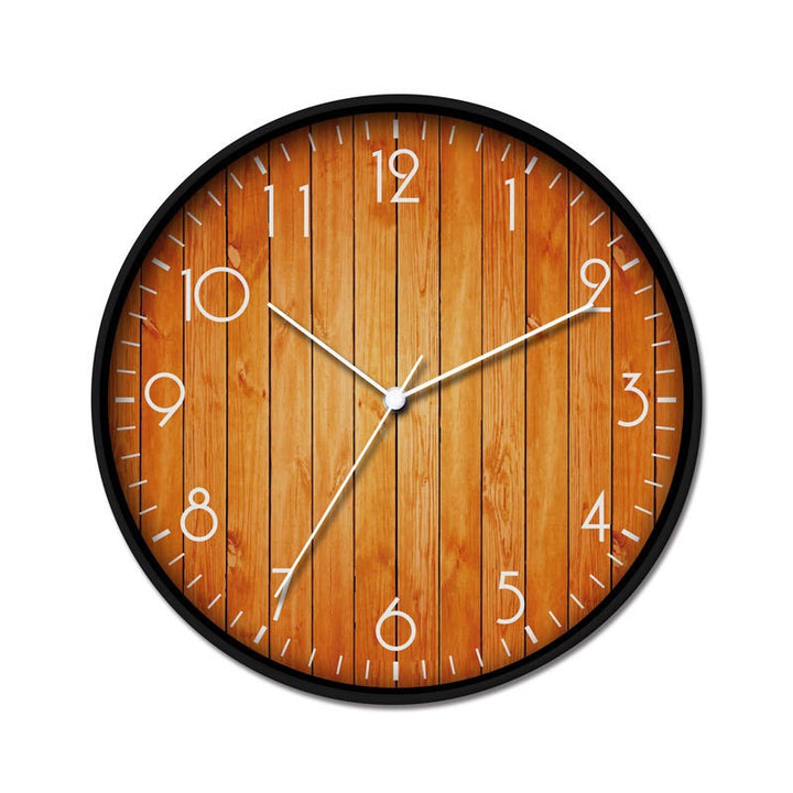 Wanduhr mit Holzoptik Karnz