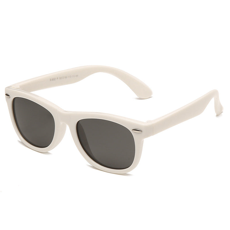 Karnz | Kinder Flex Sonnenbrille mit flexiblem und robustem Rahmen