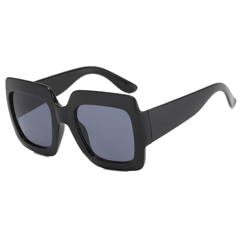 Damen oversized Sonnenbrille mit quadratischen Rahmen und UV-Schutz Karnz