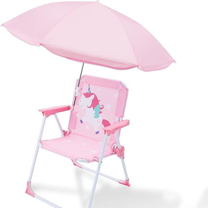 Damen Hochstuhl mit Sonnenschutz und tierischem Motiv Karnz