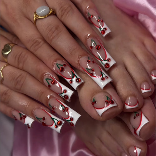 Kirschblüten-Nagelkunst Karnz