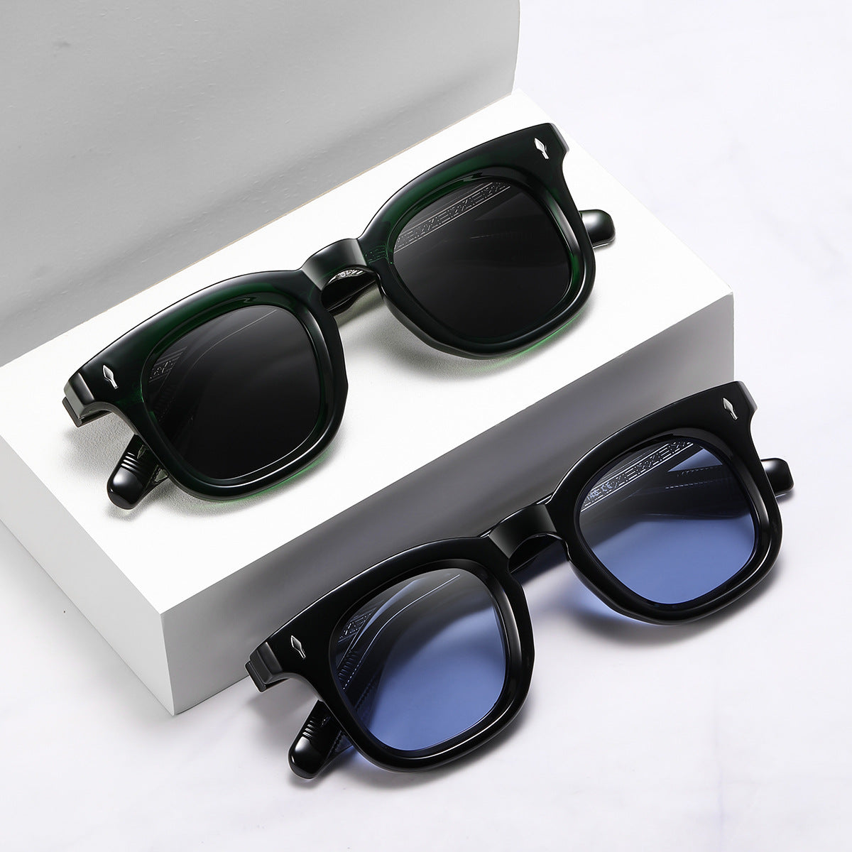 Damen Sonnenbrille im modernen quadratischen Design mit UV-Schutz Karnz