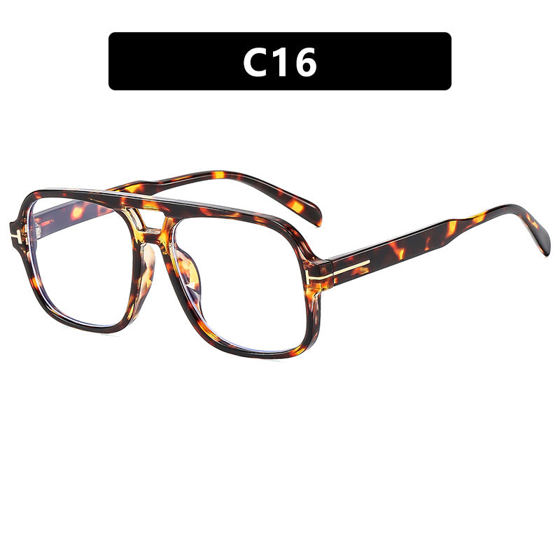 Damen quadratische Designerbrille mit filigranem Rahmen und modernem Kunststoffmaterial Karnz