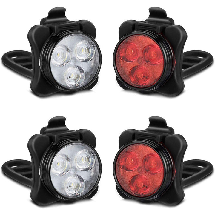 LED Sicherheitsfahrradlicht Set Karnz