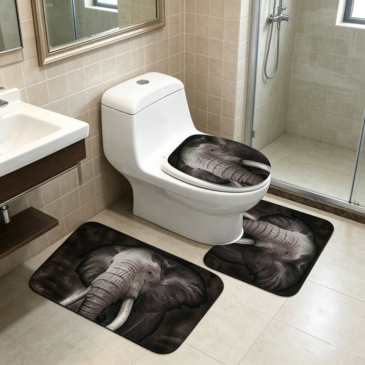 Cartoon-Themen Badezimmermatte Set