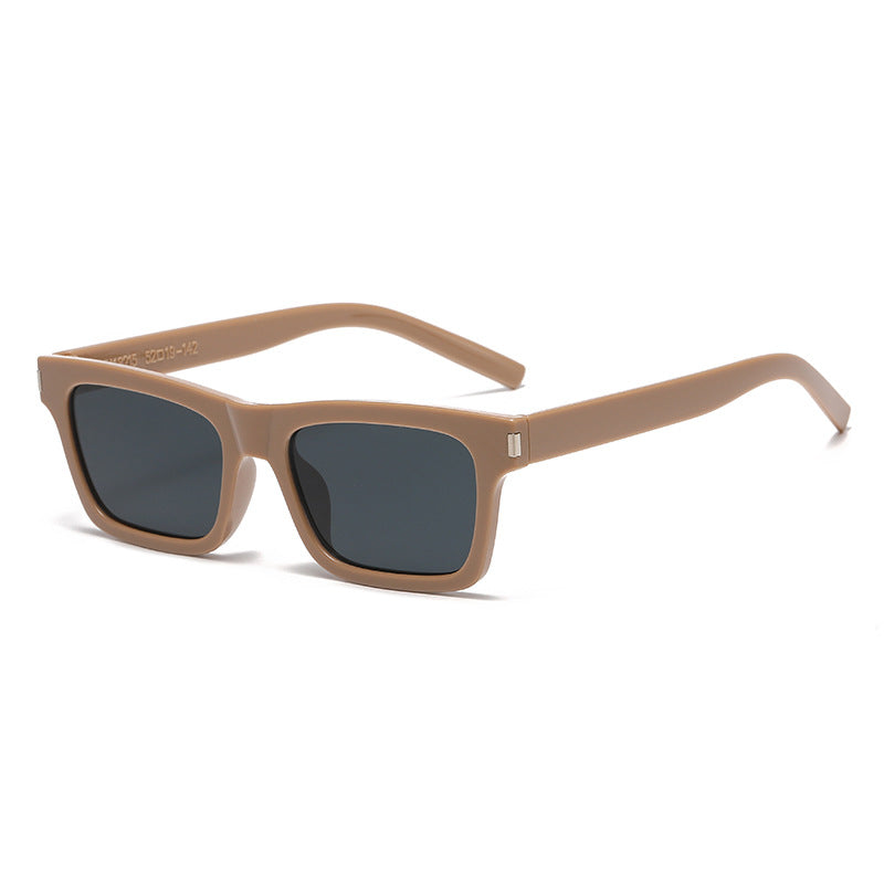 Damen elegante rechteckige Sonnenbrille mit polarisierten Gläsern Karnz