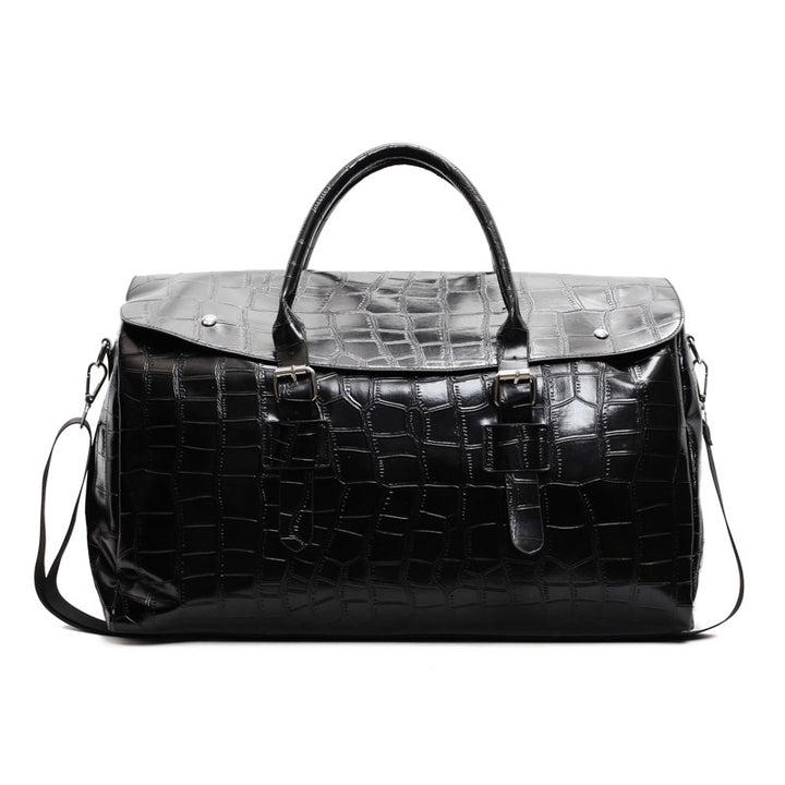 Krokodilstruktur Luxus Reise Duffle Tasche Karnz