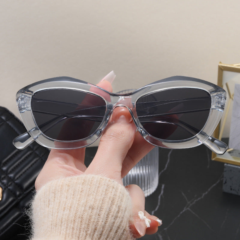 Damen Cat-Eye Sonnenbrille mit stylischem Leopardenmuster Karnz