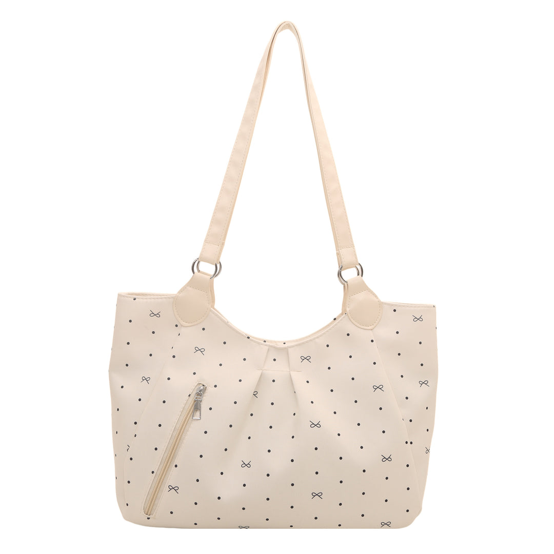 Stilvolle Polka Dot Schulter Tragetasche