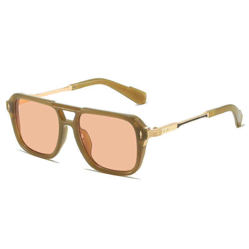 Bold Geometrischer Rahmen Sonnenbrille Karnz