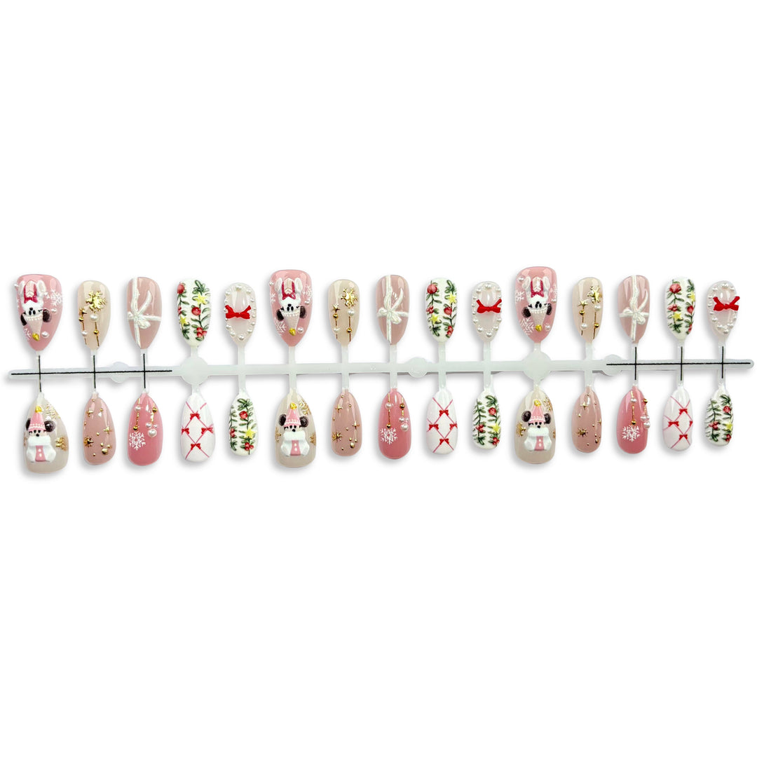 Festliches Themen-Urlaubs-Press-On-Nagelset