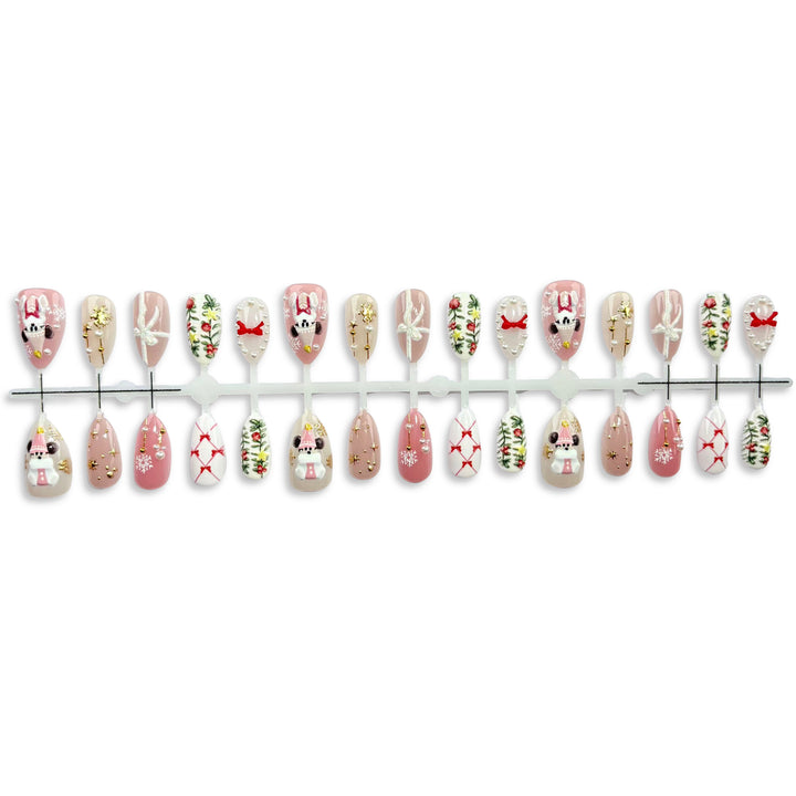 Festliches Themen-Urlaubs-Press-On-Nagelset