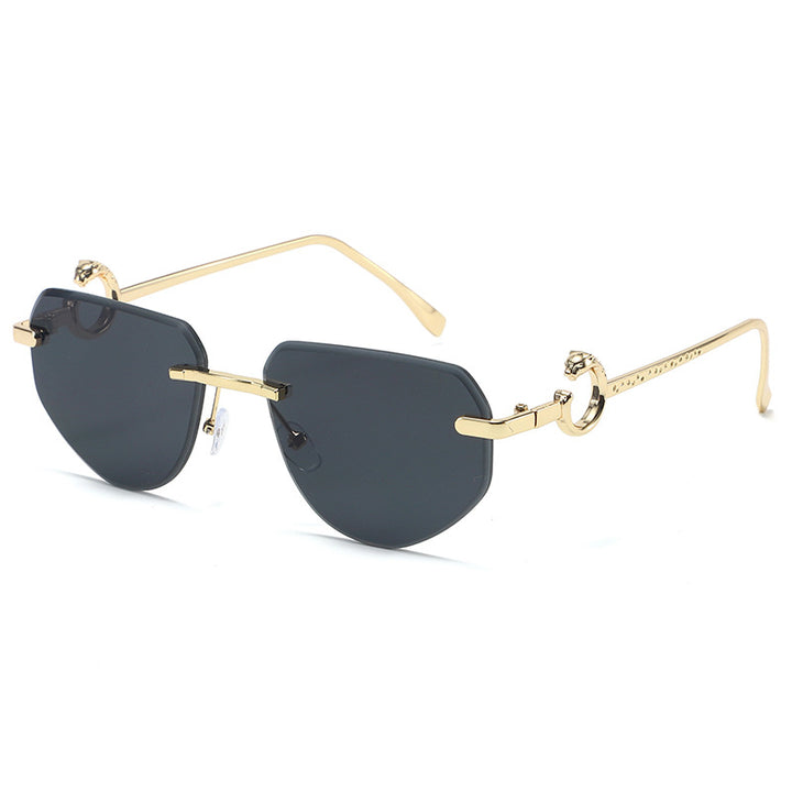 Chic hexagonale Rahmen Sonnenbrille