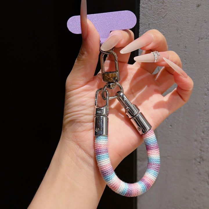 Bunter Texturierter Schlüsselanhänger Halter Karnz