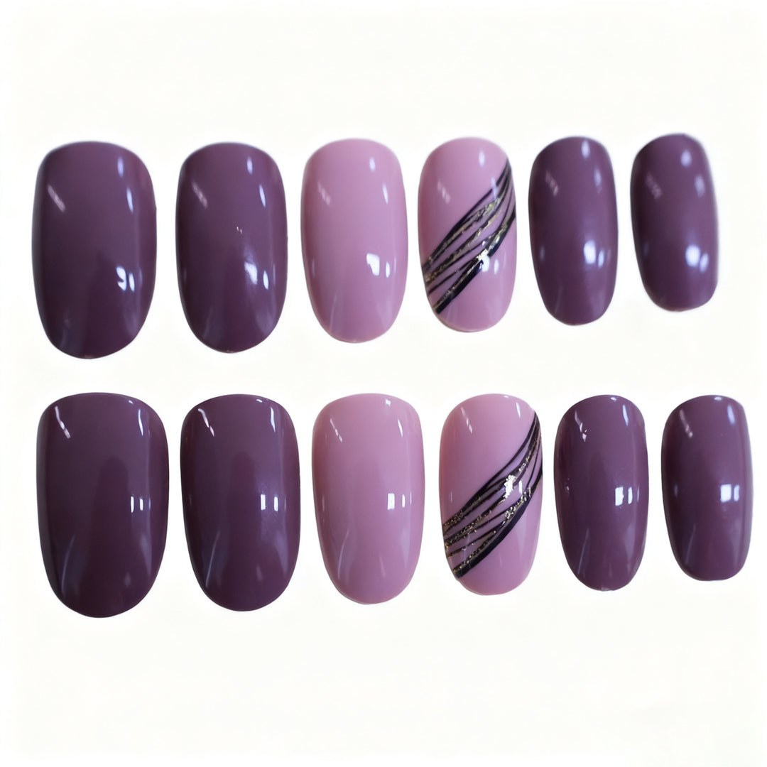 Elegante Mandel-Nagelkunst Karnz