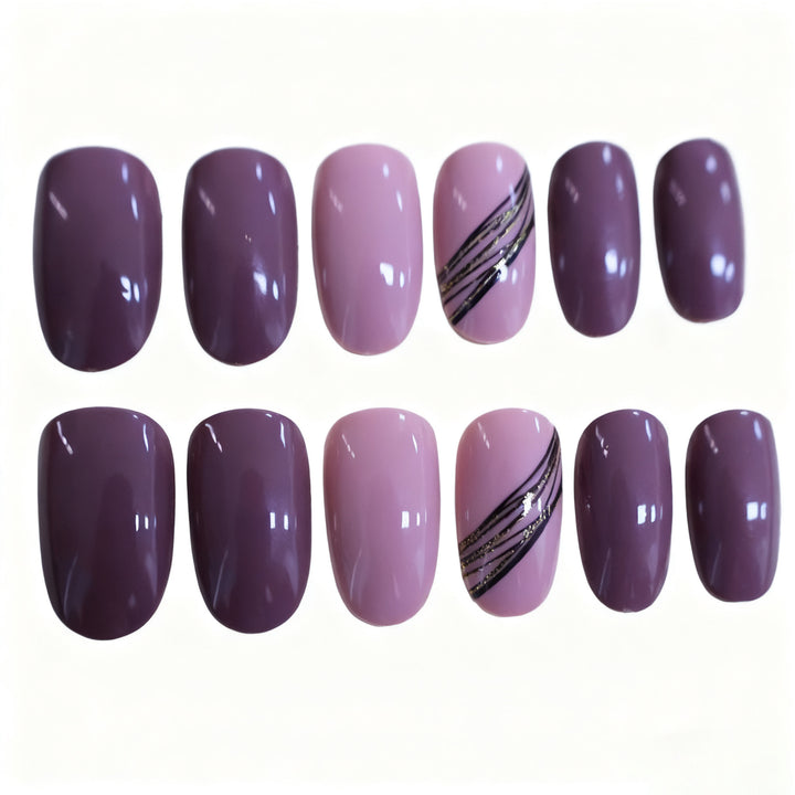 Elegante Mandel-Nagelkunst Karnz
