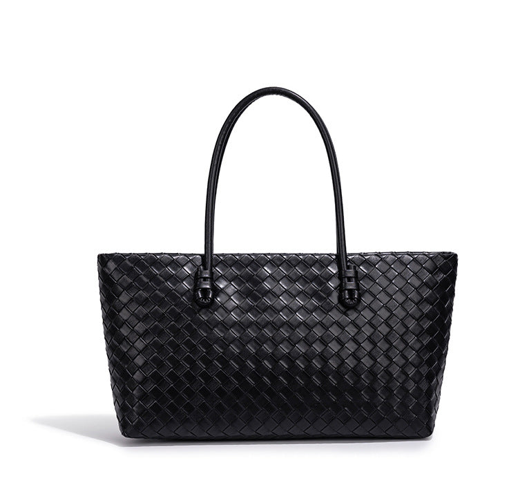 Woven Leather Tote Bag Karnz