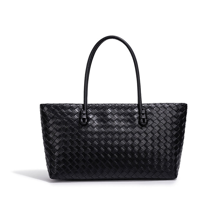 Woven Leather Tote Bag Karnz