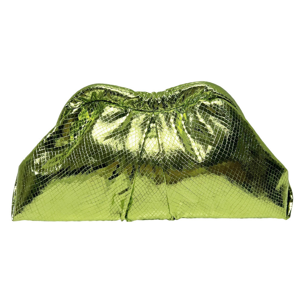 Metallic Geschopfte Clutch