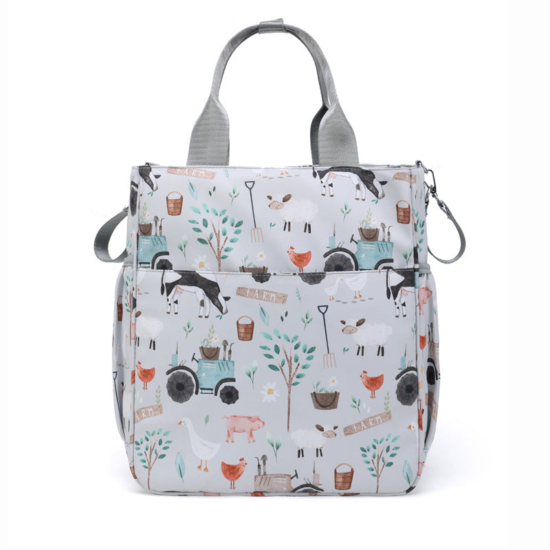 Stylische Flamingo-Druck Tragetasche Karnz