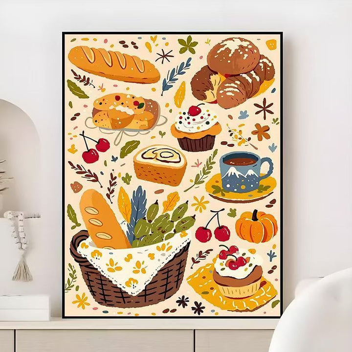 Gourmet kulinarisches Wandkunst Karnz