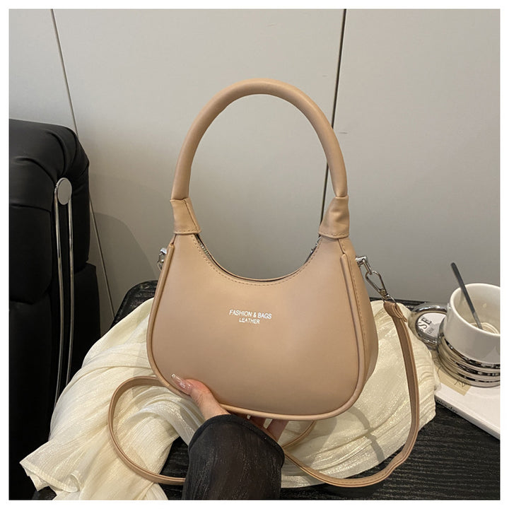 Chic Strukturierte Schultertasche