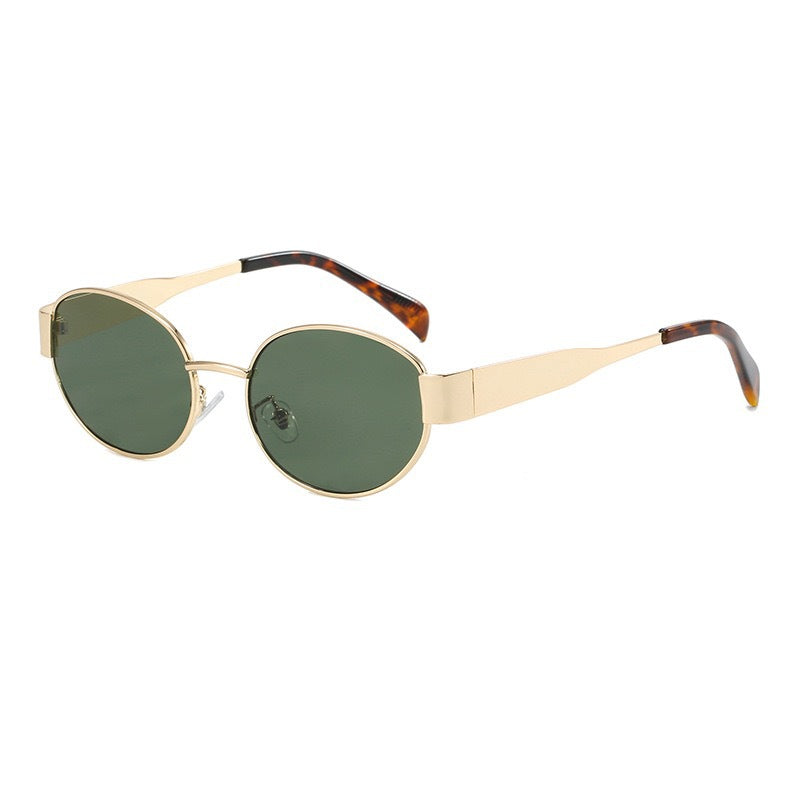 Damen stylische Metallsonnenbrille Karnz