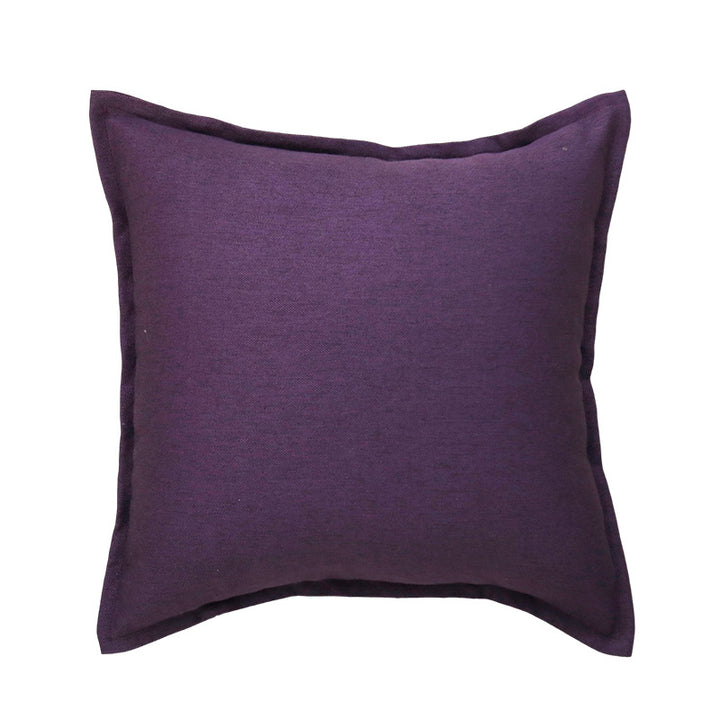 Dekorative Leinen-Wurfpillow-Bezug mit Paspelkante