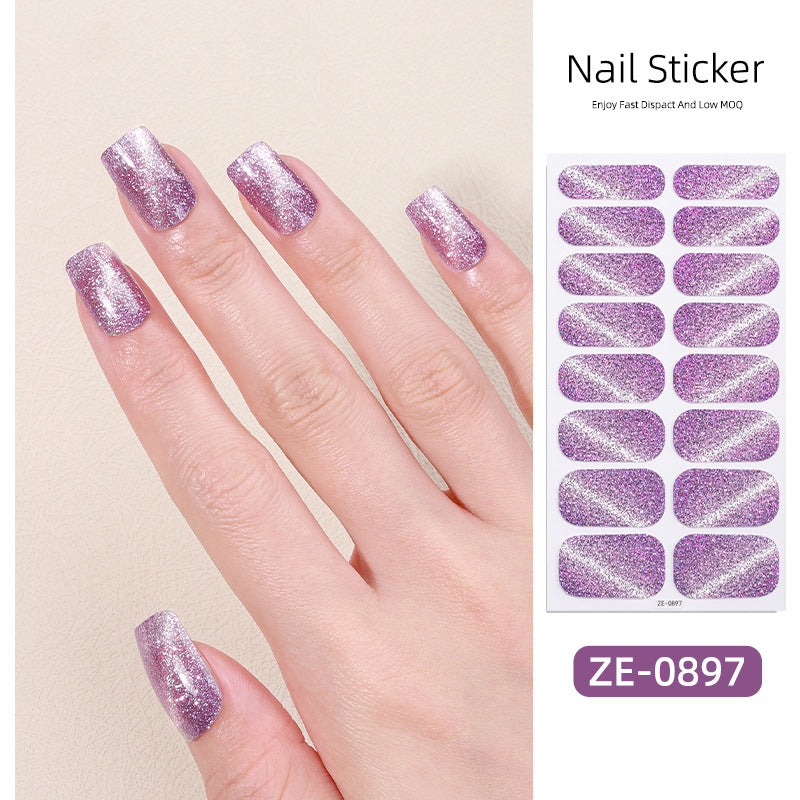 Ombre Glitter Nagel Wraps