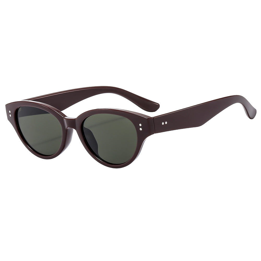 Retro-inspirierte luxuriöse Katzenaugen-Sonnenbrille Karnz