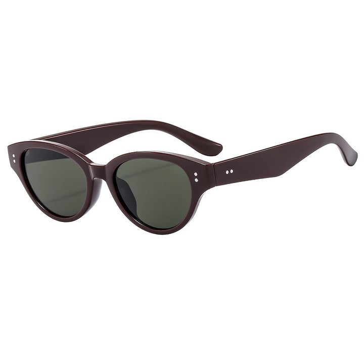 Retro-inspirierte luxuriöse Katzenaugen-Sonnenbrille Karnz