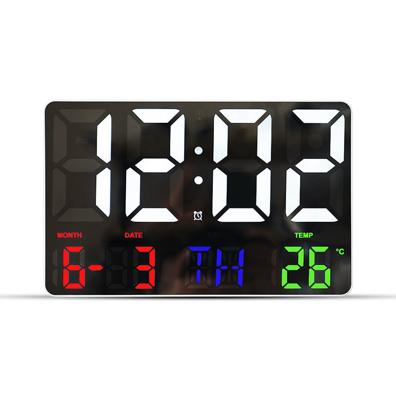 Digitaler Wandwecker mit Multifunktionalem Led-Display Karnz
