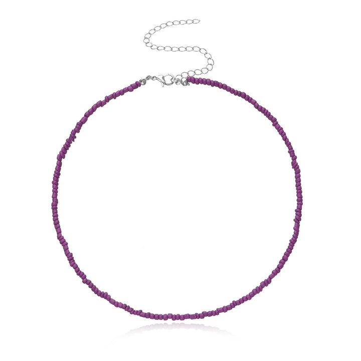 Buntes Perlen-Choker-Halsband Karnz