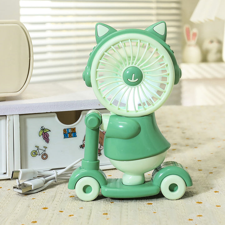 Damen Tragbarer Handventilator im niedlichen Tierdesign Karnz
