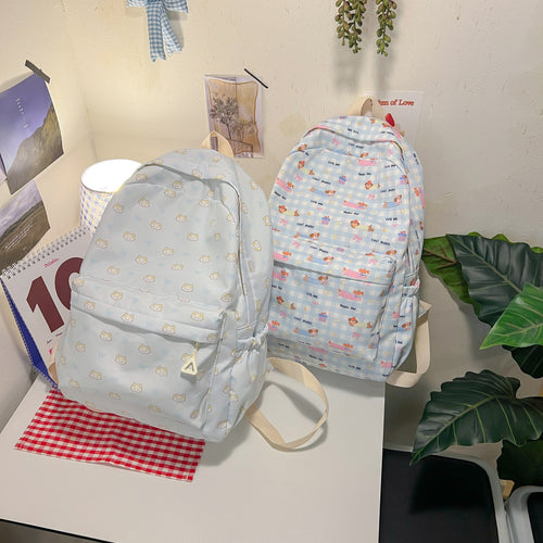Niedlicher Rucksack mit Aufgesticktem Katzenmotiv Karnz