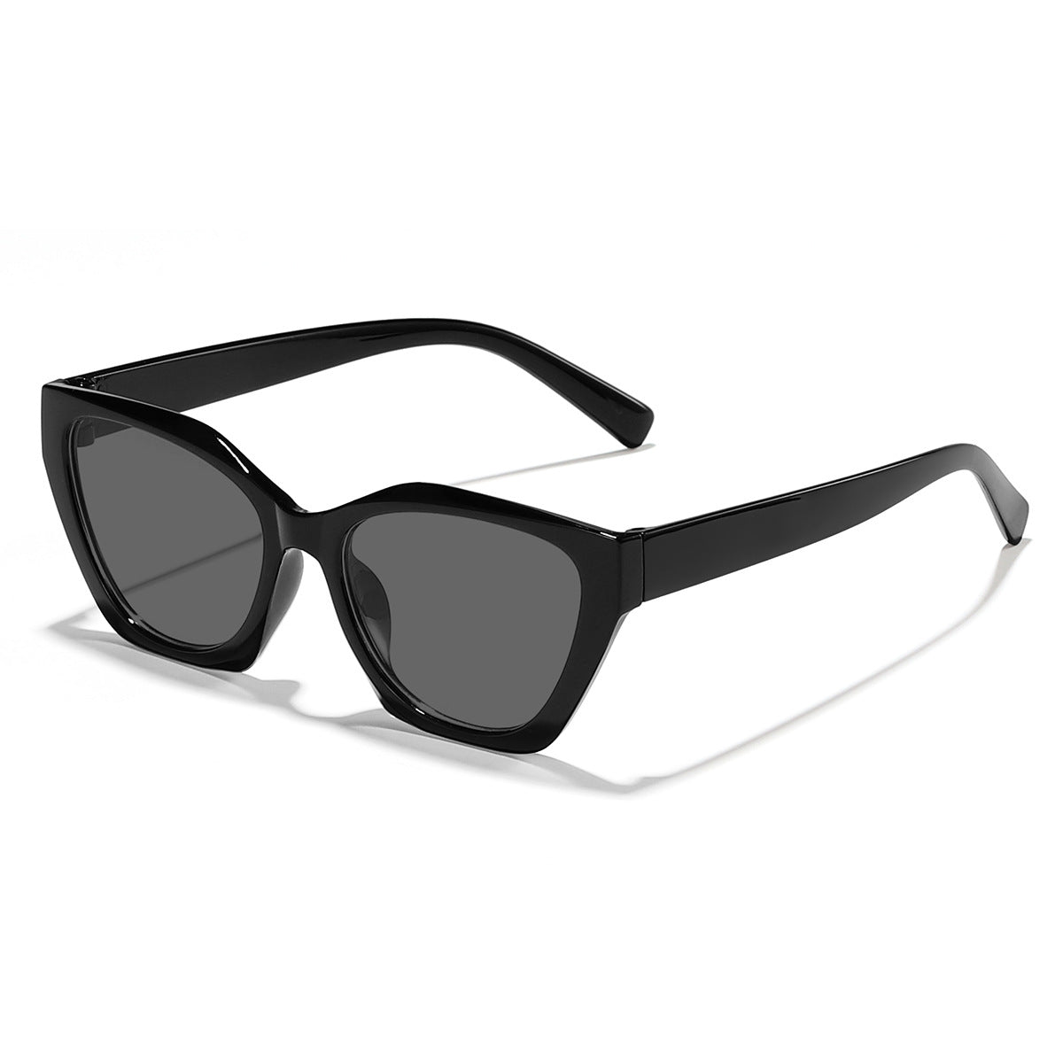 Damen geometrische Sonnenbrille mit modernem, hypoallergenen Kunststoffrahmen Karnz
