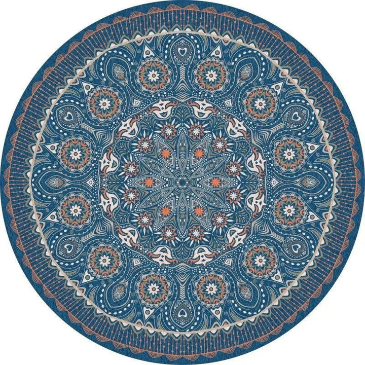 Künstlerisches Mandala-Design-Teppich