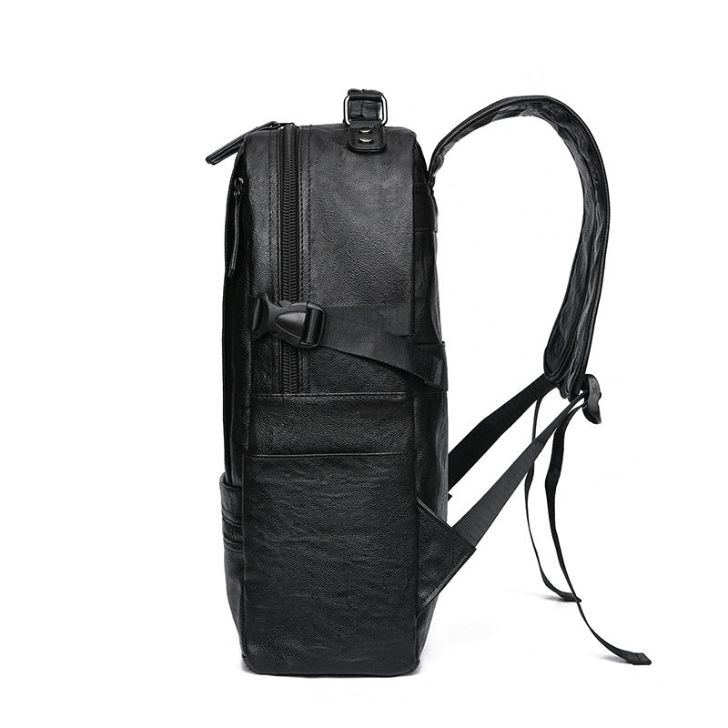 Premium Leder Laptop Rucksack Karnz