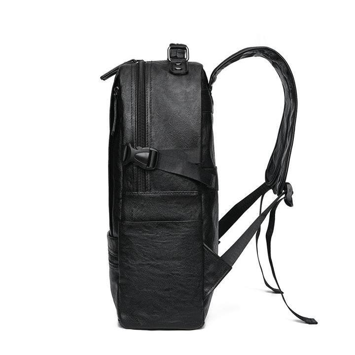 Premium Leder Laptop Rucksack Karnz