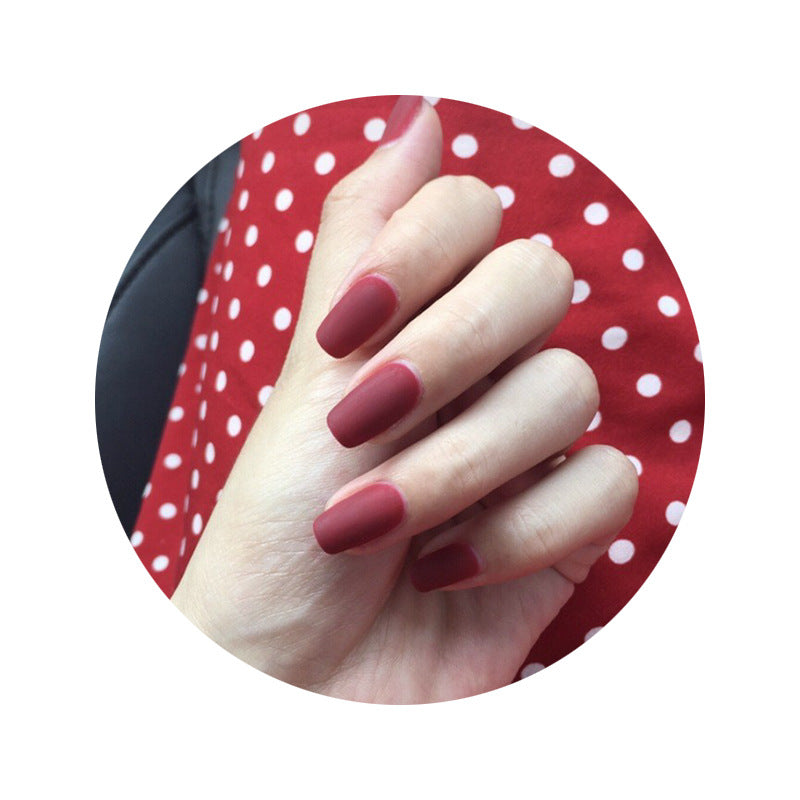 Matte Press-On Nail Set Karnz