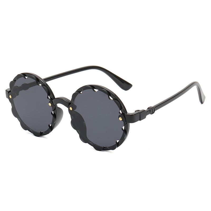 Damen verspielte Sonnenbrille mit floralem Design Karnz
