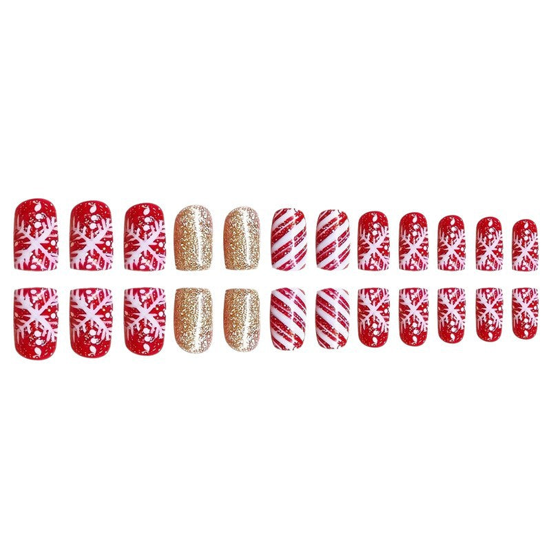 Festliche Themen Press-On Nagelkunst Set Karnz