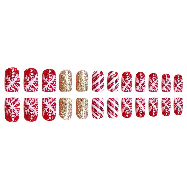 Festliche Themen Press-On Nagelkunst Set Karnz