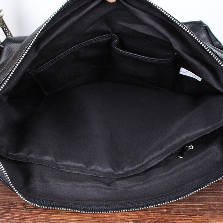 Elegante und Multifunktionale Leder-Aktentasche Karnz