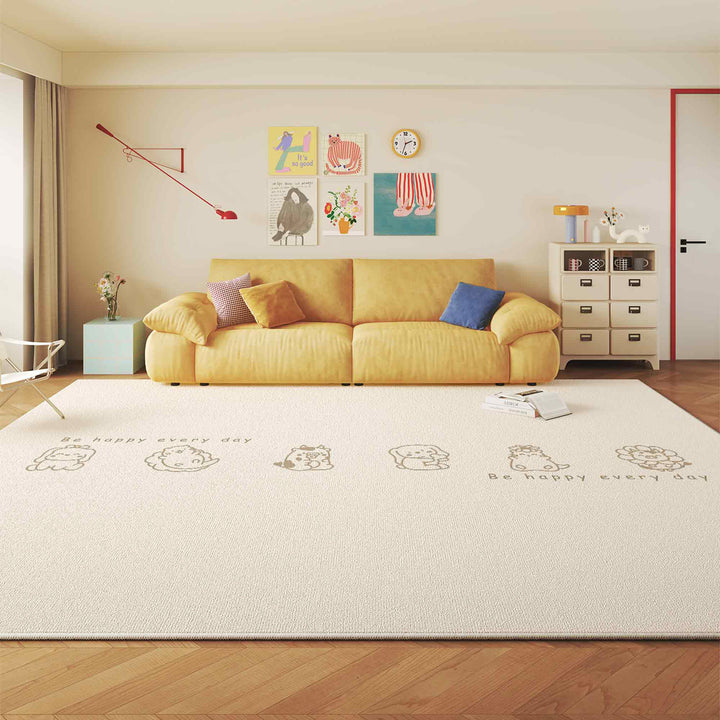 Vintage-inspirierter geometrischer Teppich Karnz