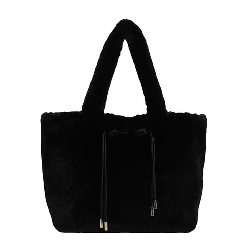 Luxuriöse Kunstpelz-Handtasche