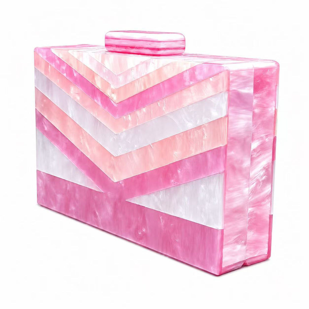 Stylische Acryl-Clutch