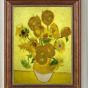Blumenkunst Leinwanddruck
