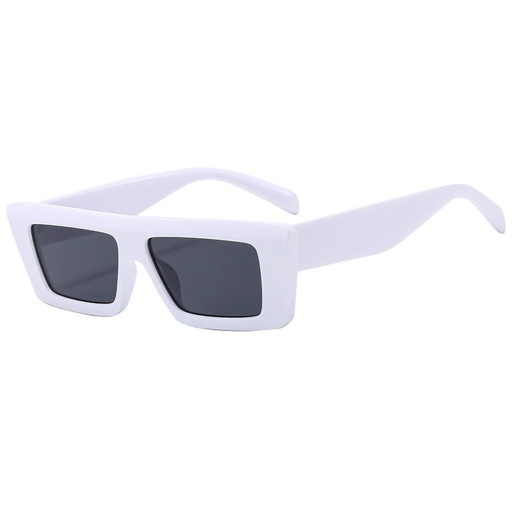 Damen Modische rechteckige Sonnenbrille im modernen Design Karnz